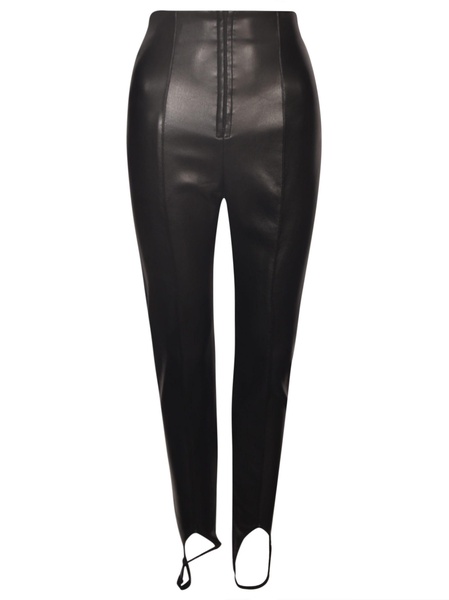 High-waist Cropped Zipped Leggings