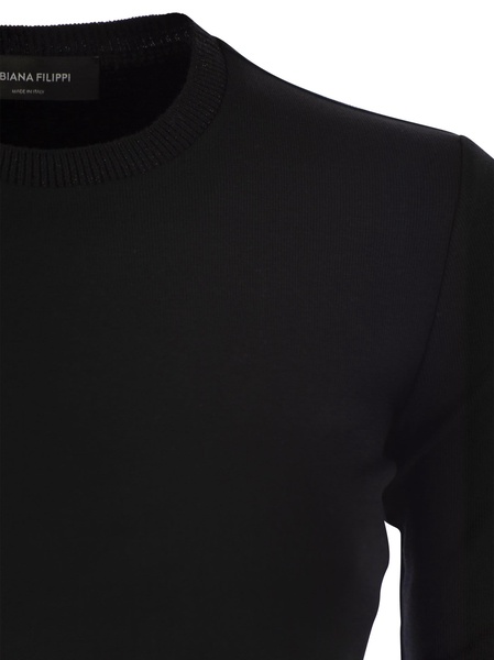 Fabiana Filippi Long Sleeved T Shirt In Jersey