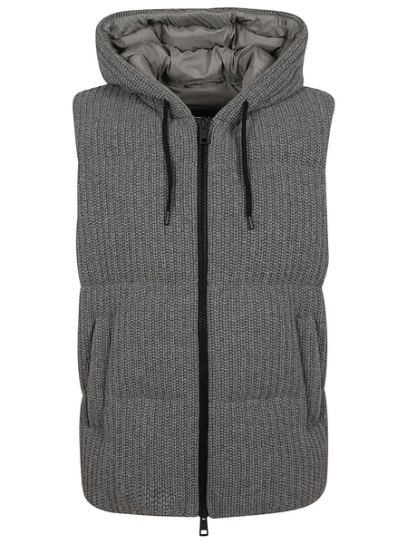 Herno Classic Zip-Up Drawstring Gilet