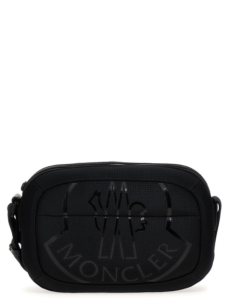 Moncler Logo Printed Zip-Up Camera Bag