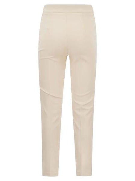 Elisabetta Franchi Straight Stretch Crepe Trousers