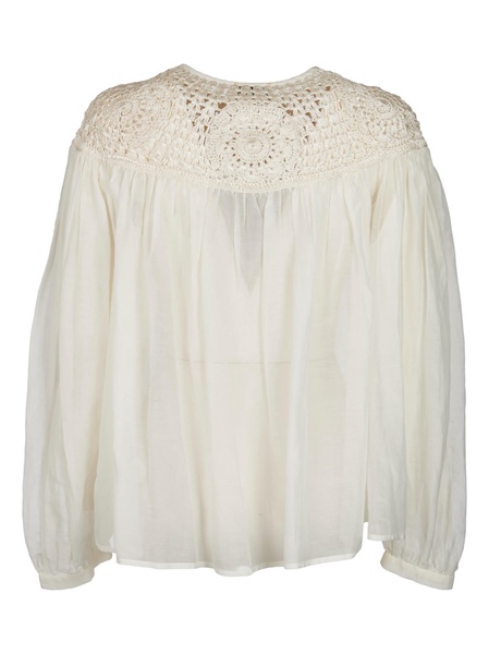 Long-sleeved Oversized Blouse