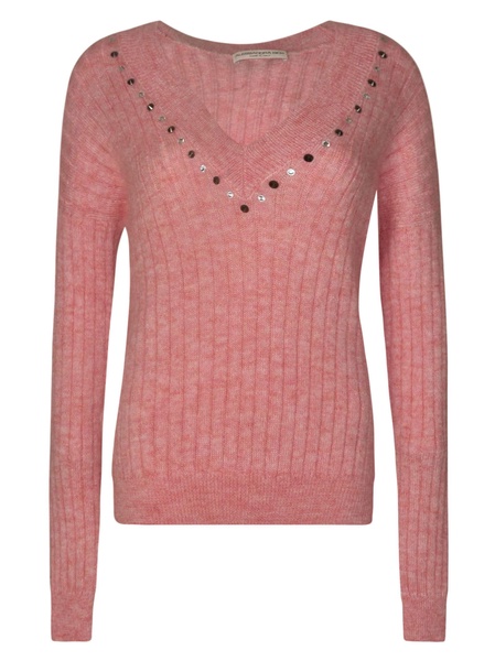 Mohair Knit V-neck Jumper