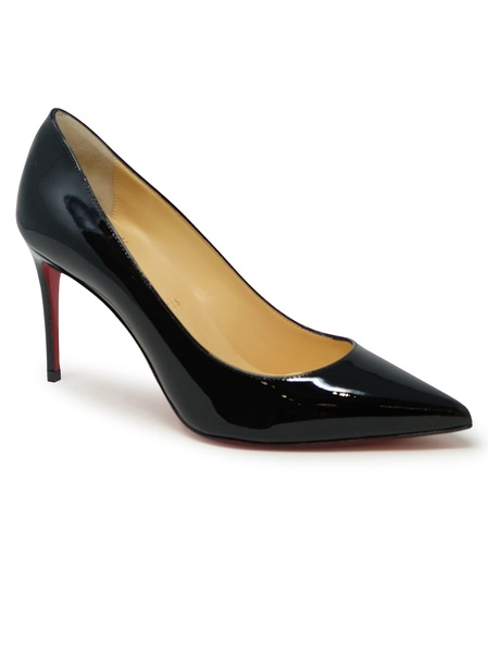 Christian Louboutin Black Patent Kate 85 Pumps