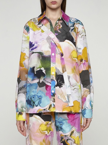 Martina Print Cotton Shirt