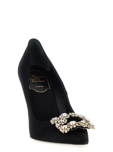 'flower Strass' Pumps