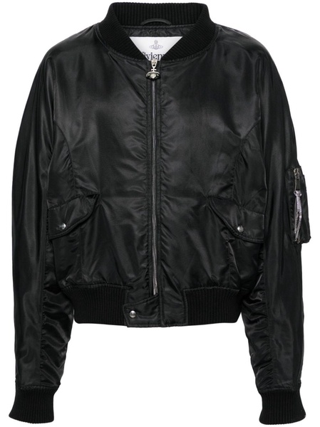 VIVIENNE WESTWOOD Eco-Conscious Nylon Bomber Jacket