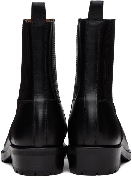 SSENSE Exclusive Black Western Chelsea Boots