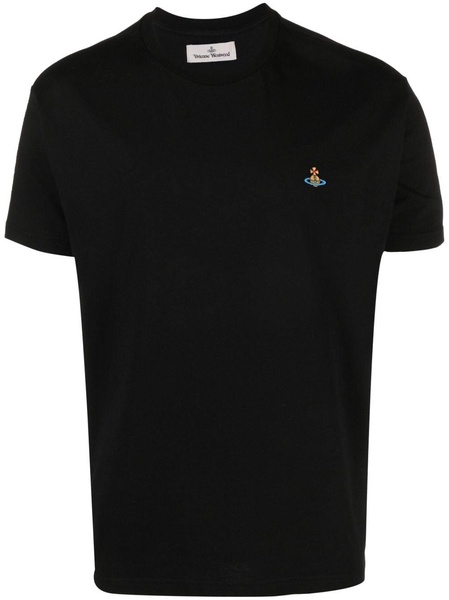 Orb-embroidered cotton T-shirt