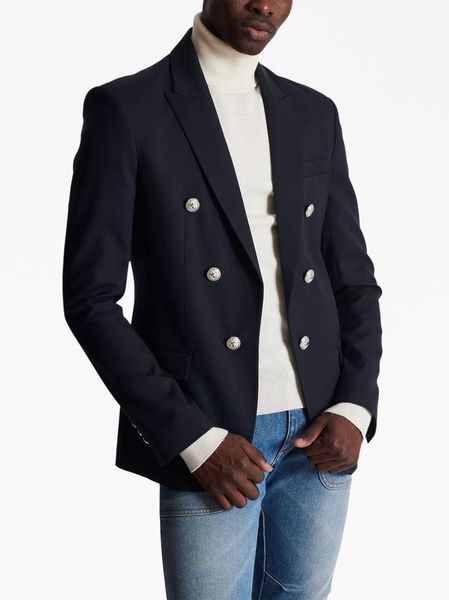 Wool Double-Breasted Blazer 