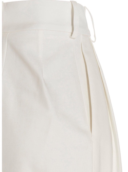 Alexandre Vauthier High Waist Turn-Up Hem Shorts