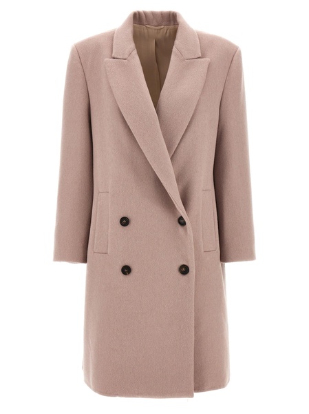 Double-Breasted Coat Coats, Trench Coats Purple