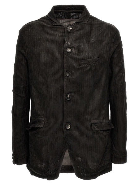 Giorgio Brato Openwork Leather Blazer