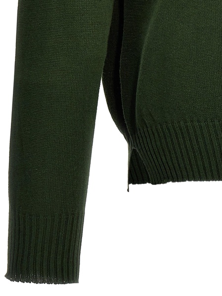 Crew-Neck Sweater Sweater, Cardigans Green