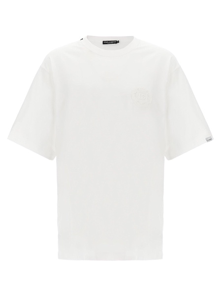 Dolce & Gabbana Logo Embroidery T Shirt