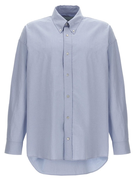 Logo Shirt Shirt, Blouse Blue