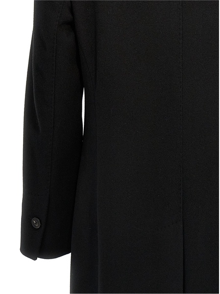 Single-Breasted Coat Coats, Trench Coats Black