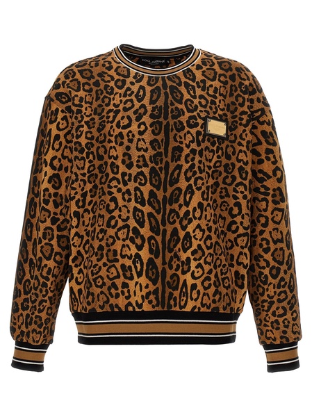 Dolce & Gabbana Leopard Print Sweatshirt