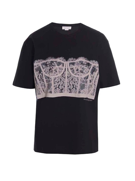 Alexander McQueen Printed Short Sleeve T-Shirt