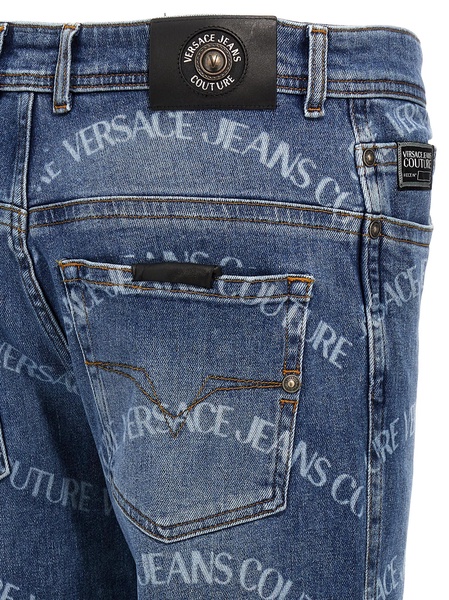 Versace Jeans Couture Logo Printed Jeans