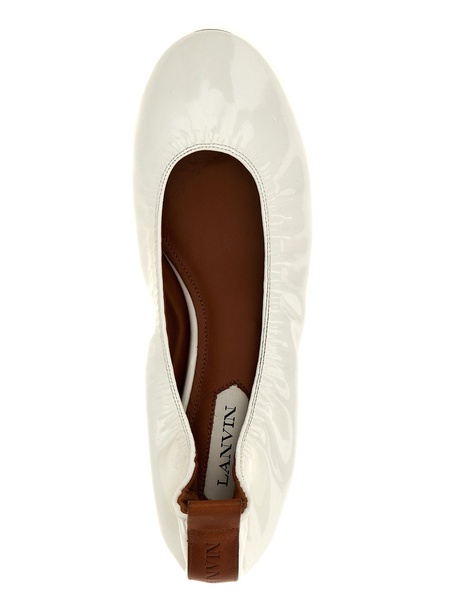 Nappa Ballet Flats Flat Shoes White