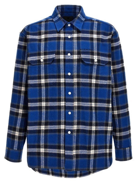 GIVENCHY Lumberjack Check-Print Cotton Shirt for Men (FW23)