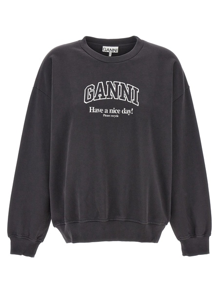 Ganni Printed Sweatshirt