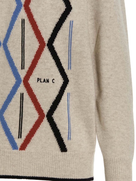 Plan C Jacquard Sweater