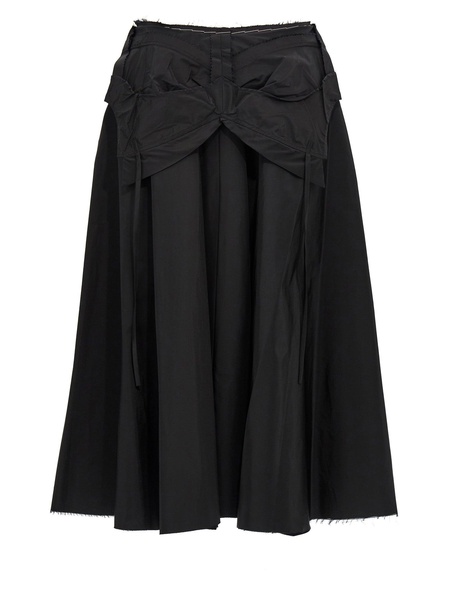 Maison Margiela Taffeta Midi Skirt