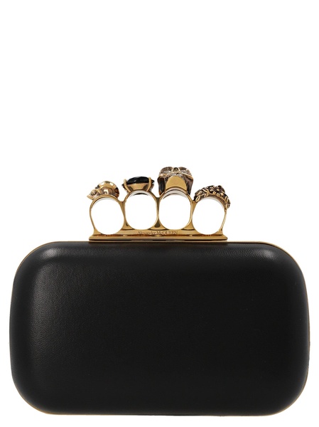 Alexander McQueen 'Skull Four Ring’ Clutch