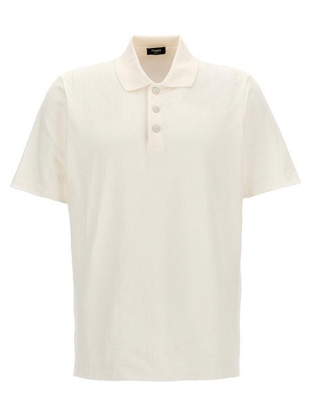 Jacquard  Shirt Polo White