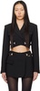 Black Interlock Blazer