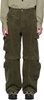 Khaki Milano Corduroy Cargo Pants