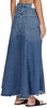 Navy Mina Denim Midi Skirt