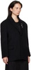 Black Bijoux Pin Blazer