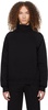 Black Raglan Turtleneck