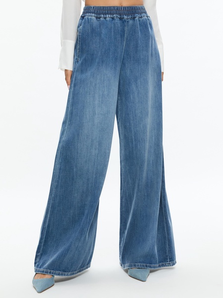 KENLEY DENIM PALAZZO PANT