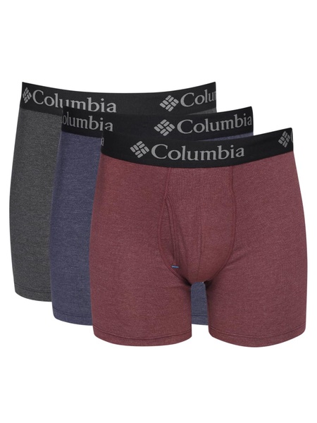 Columbia Men's Performance Cotton Stretch Boxer Brief - 3 Pack