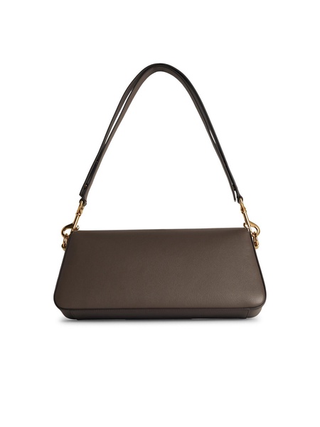 Lanvin 'Sequence' Brown Lear Crossbody Bag