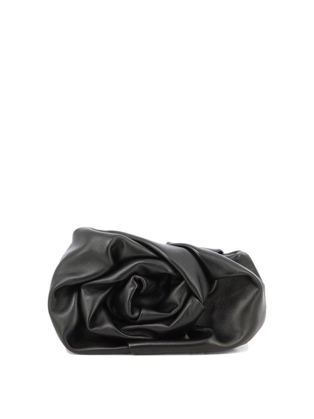 Rose Chain Clutch Clutches Black