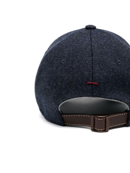 Brunello Cucinelli Logo Wool Baseball Cap