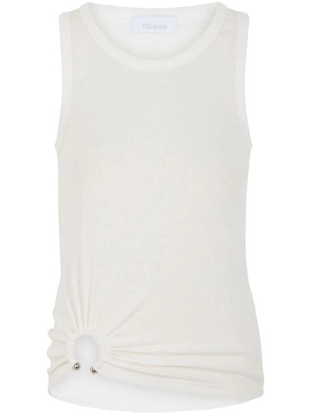 Rabanne Asymmetrical Tank Top With Gathering