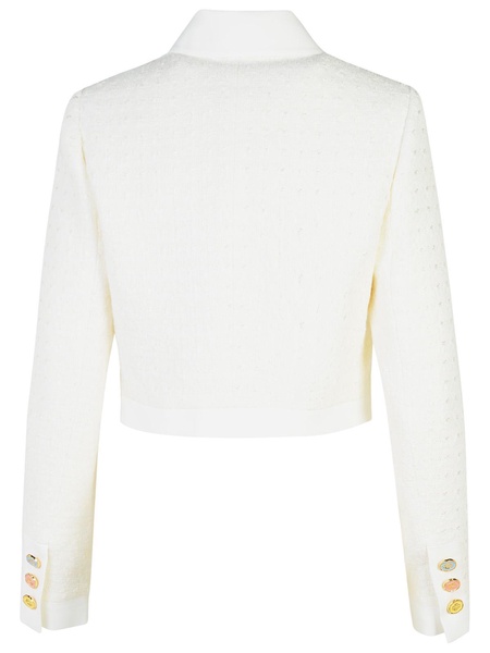 Casablanca White Cotton Blend Jacket Woman