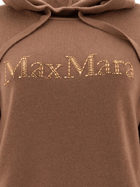 'S Max Mara "Gorizia" Knit Hoodie In Wool And Cashmere