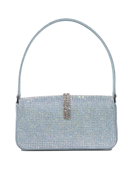 Rhinestone Denim Shoulder Bag Shoulder Bags Light Blue