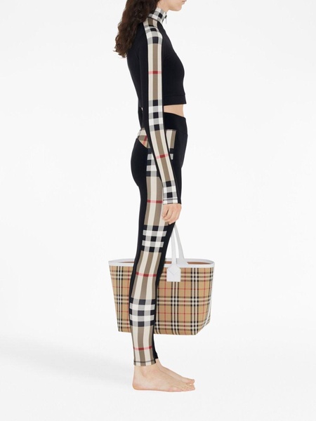 Burberry Check Band Nylon Leggings