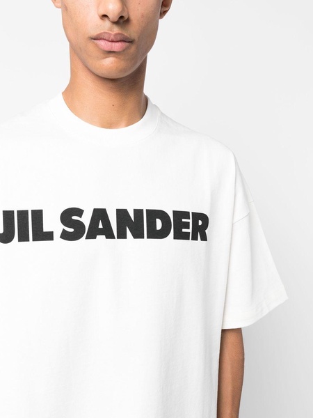 Jil Sander Logo Cotton T Shirt