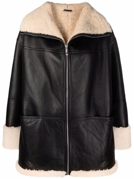 Toteme Pre Shearling And Leather Jacket