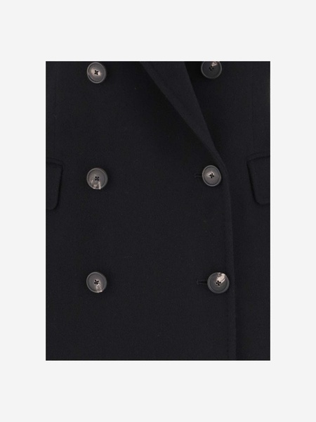 Tagliatore Wool And Cashmere Double Breasted Coat