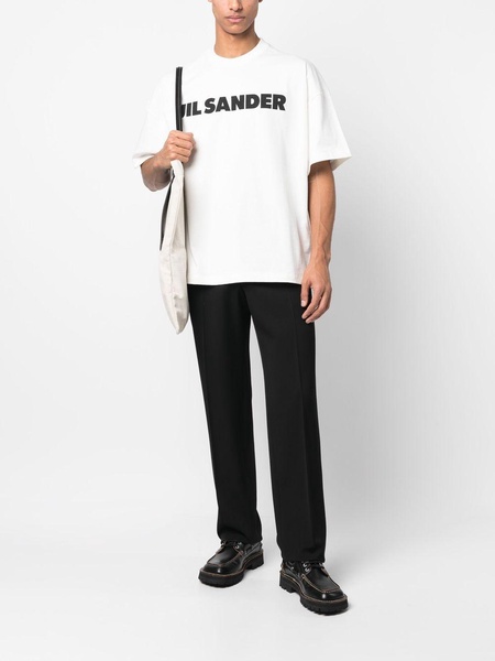 Jil Sander Logo Cotton T Shirt